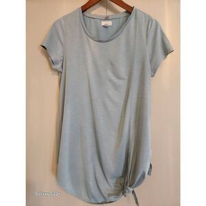 T48 CUPIO Seafoam green side knot tee